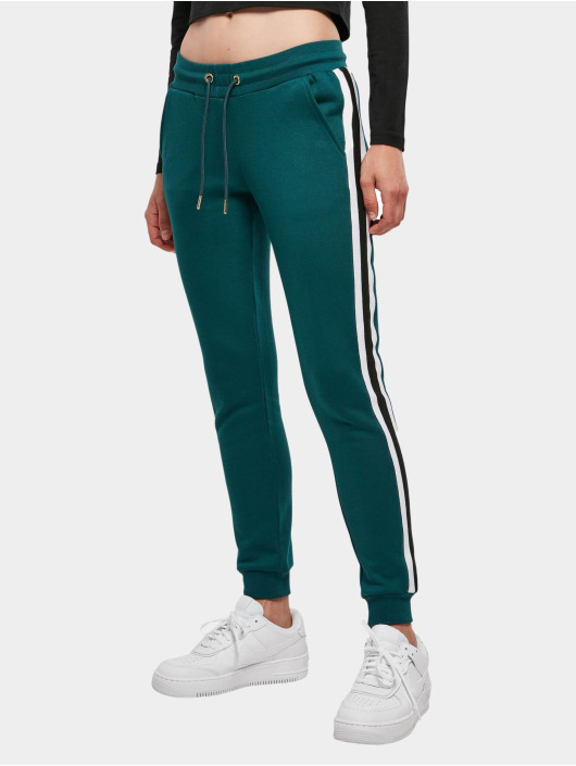 Urban Classics Sweat Pant Ladies College Contrast green