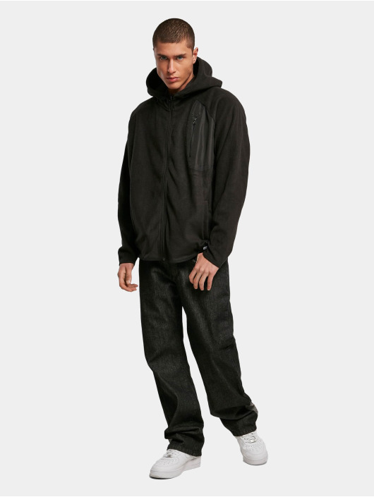 Urban Classics Sweatvest Polar Fleece zwart