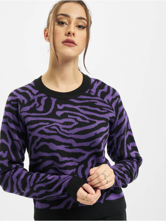 Urban Classics Swetry Ladies Short Tiger czarny