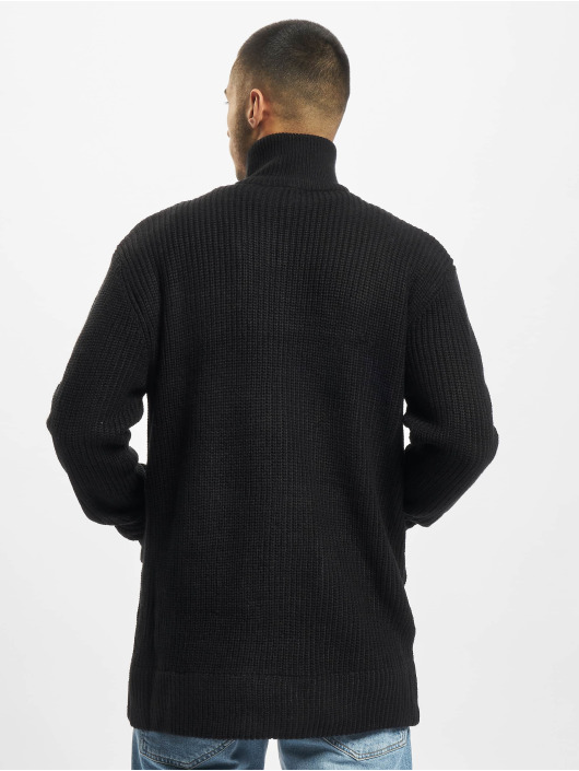 Urban Classics Swetry rozpinane Zip czarny