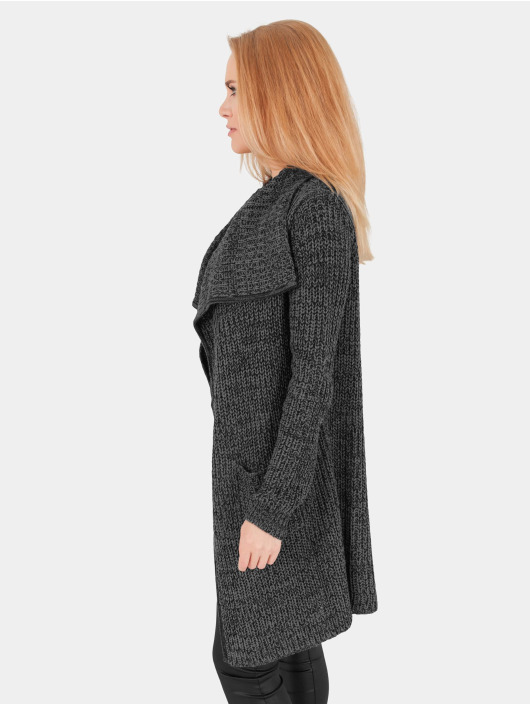 Urban Classics Swetry rozpinane Knitted szary