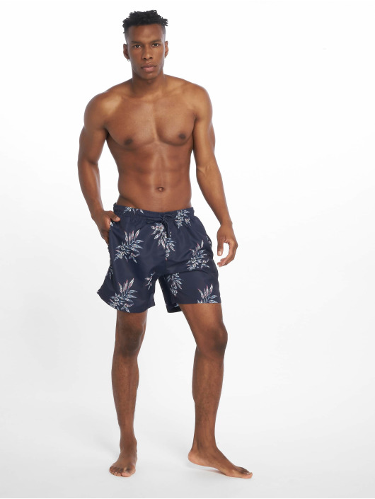 Urban Classics Swim shorts Pattern  blue