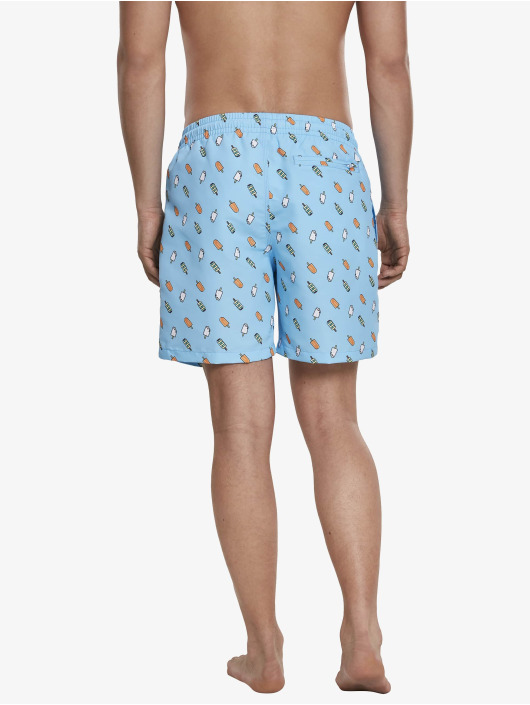 Urban Classics Swim shorts Pattern blue