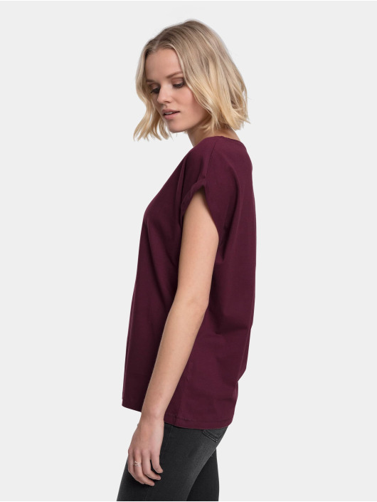 Urban Classics T-paidat Ladies Extended Shoulder punainen