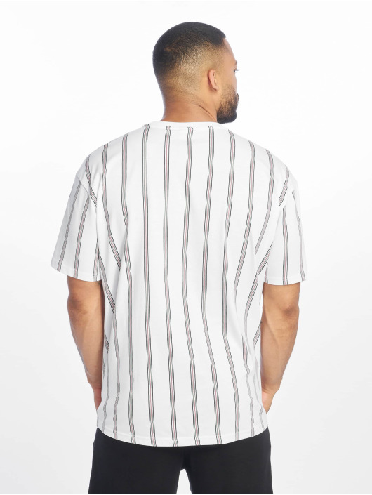 Urban Classics T-paidat Heavy Oversized Stripe valkoinen