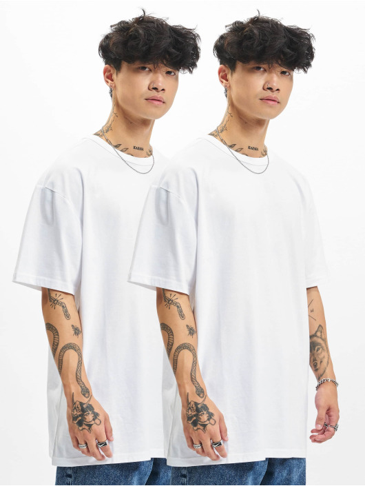 Urban Classics T-paidat Organic Basic 2-Pack valkoinen