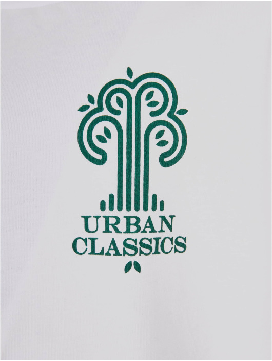 Urban Classics T-paidat Boys Organic Tree Logo valkoinen