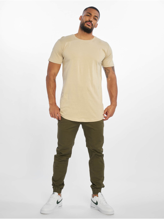 Urban Classics T-Shirt Shaped Long beige