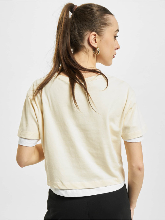 Urban Classics T-Shirt Full Double Layered beige