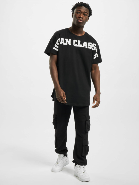 Urban Classics T-Shirt Long Shaped Big Logo Tee black