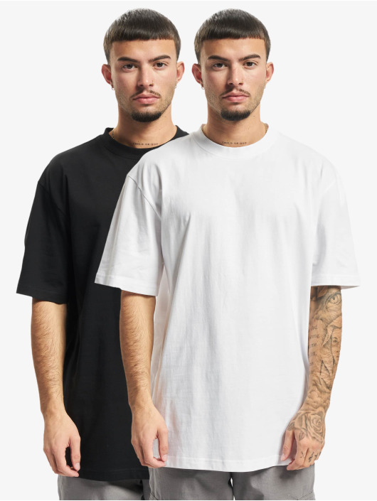 Urban Classics T-Shirt Organic Tall 2-Pack black