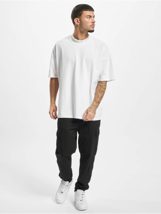 Urban Classics T-Shirt Oversized Mock Neck blanc