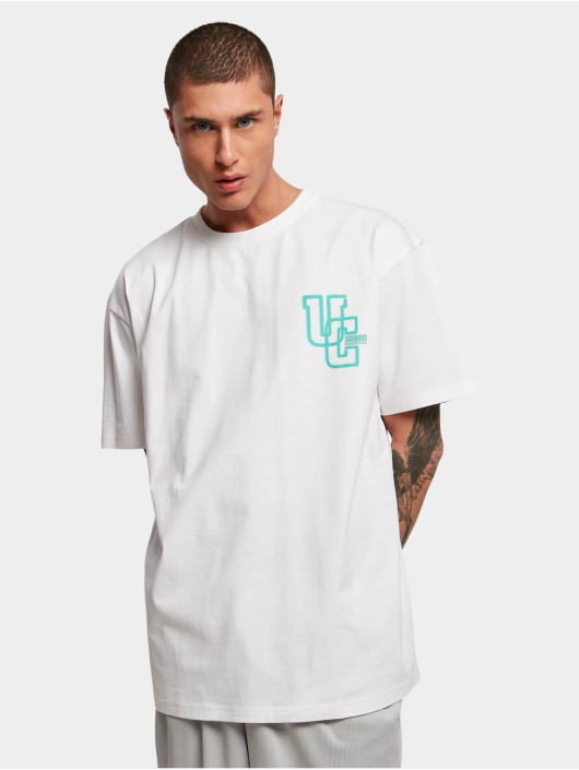 Urban Classics T-Shirt Glow Logo blanc