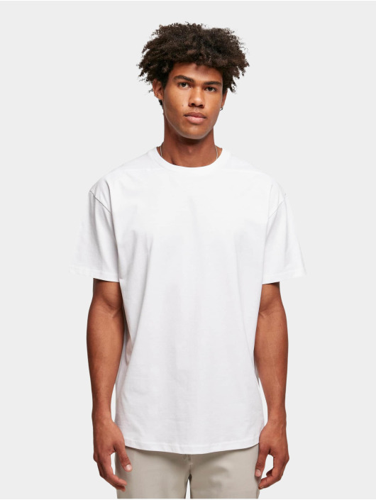 Urban Classics T-Shirt Recycled Curved Shoulder blanc