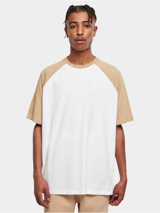 Urban Classics T-Shirt Organic Oversized Raglan blanc