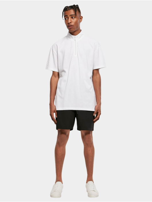 Urban Classics T-Shirt Boxy Zip Pique blanc