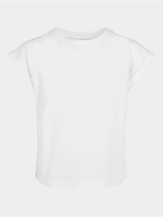 Urban Classics T-Shirt Girls Organic Extended Shoulder blanc