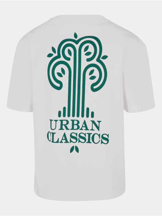 Urban Classics T-Shirt Boys Organic Tree Logo blanc