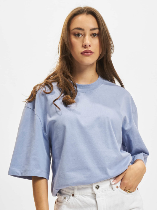 Urban Classics T-Shirt Ladies Organic Oversized blau