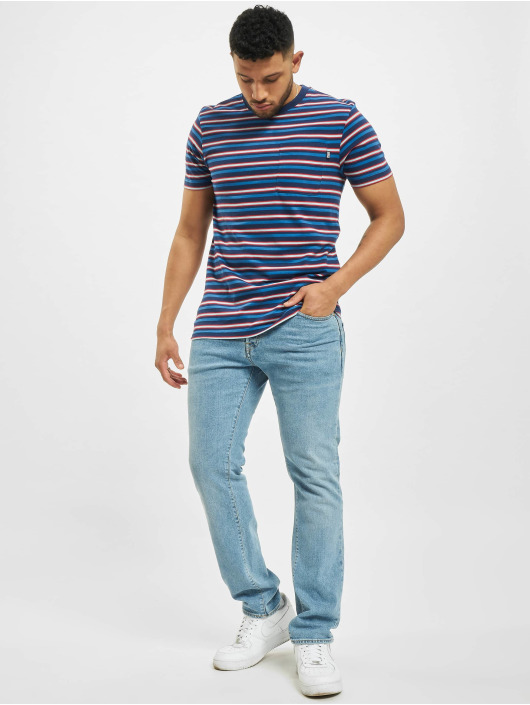 Urban Classics T-Shirt Fast Stripe Pocket bleu
