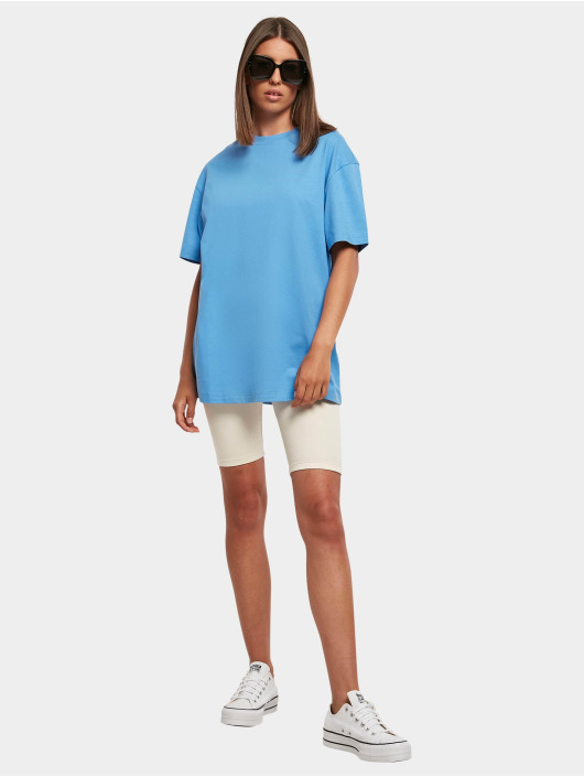 Urban Classics T-Shirt Ladies Oversized Boyfriend blue