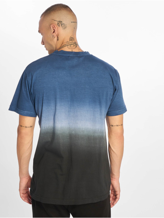 Urban Classics T-shirt Dip Dyed blå