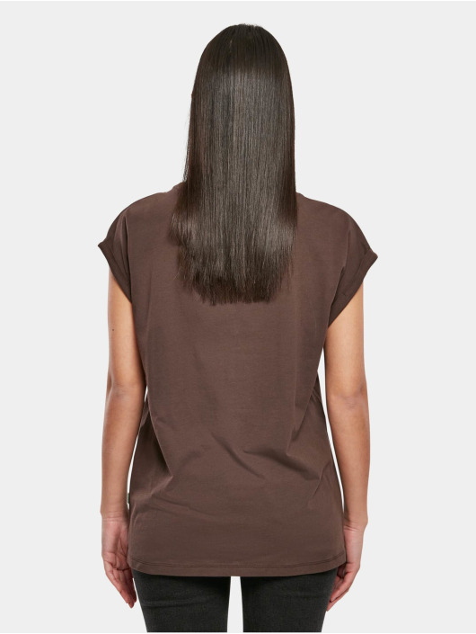 Urban Classics t-shirt Ladies Organic Extended Shoulder bruin