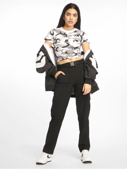Urban Classics T-Shirt Stretch Jersey Cropped camouflage