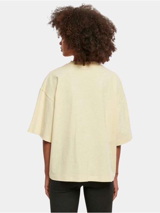 Urban Classics t-shirt Ladies Organic Heavy geel