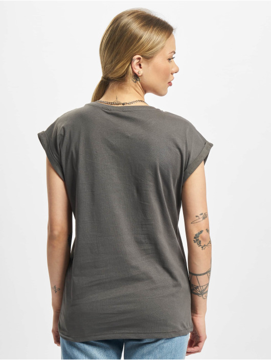 Urban Classics T-Shirt Ladies Extended Shoulder grau