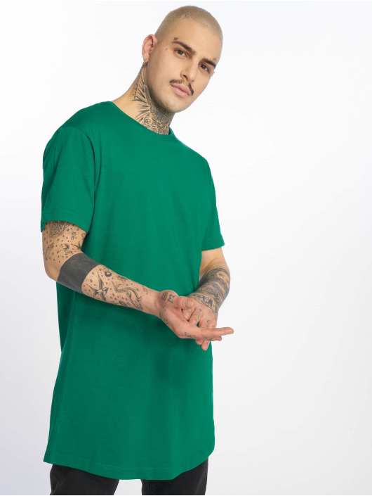Urban Classics T-Shirt Shaped Long green