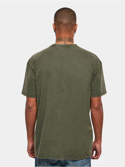 Urban Classics T-Shirt Oversized Small Embroidery green