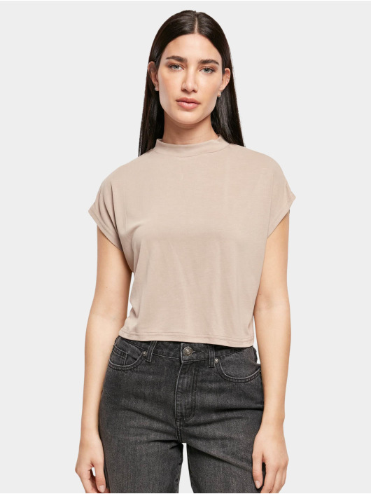 Urban Classics t-shirt Ladies Modal Short grijs