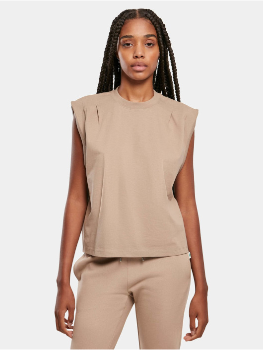 Urban Classics t-shirt Ladies Organic grijs