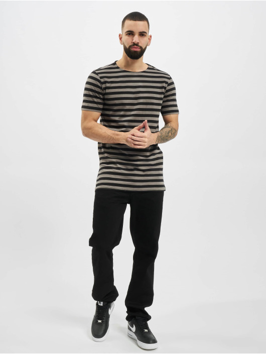 Urban Classics T-Shirt Stripe Tee gris