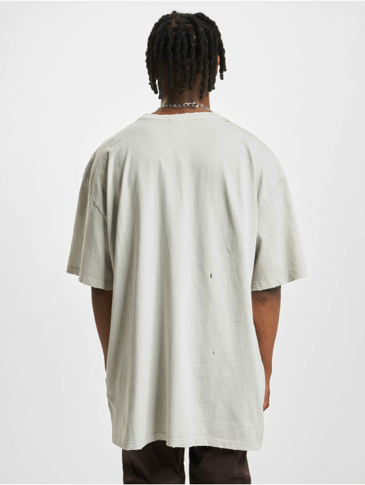 Urban Classics T-Shirt Oversized Distressed gris