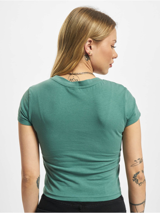Urban Classics t-shirt Ladies Stretch Jersey Cropped groen