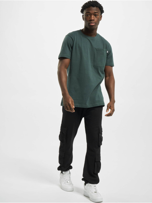 Urban Classics T-Shirt Basic Pocket grün