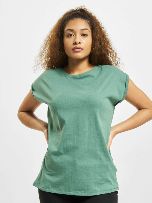 Urban Classics T-Shirt Extended Shoulder grün