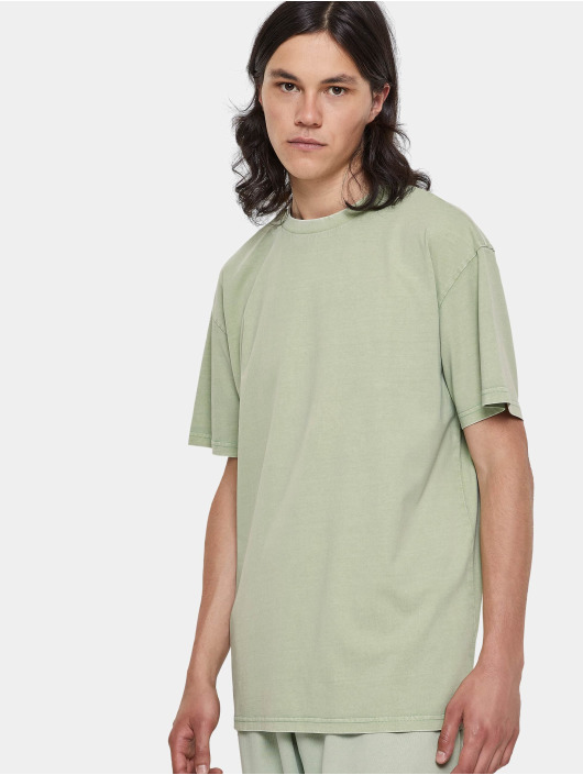 Urban Classics Herren T-Shirt Heavy Oversized Acid Wash in grün