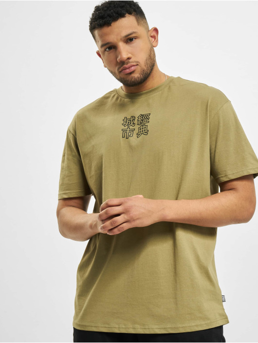 Urban Classics T-Shirt Chinese Symbol kaki