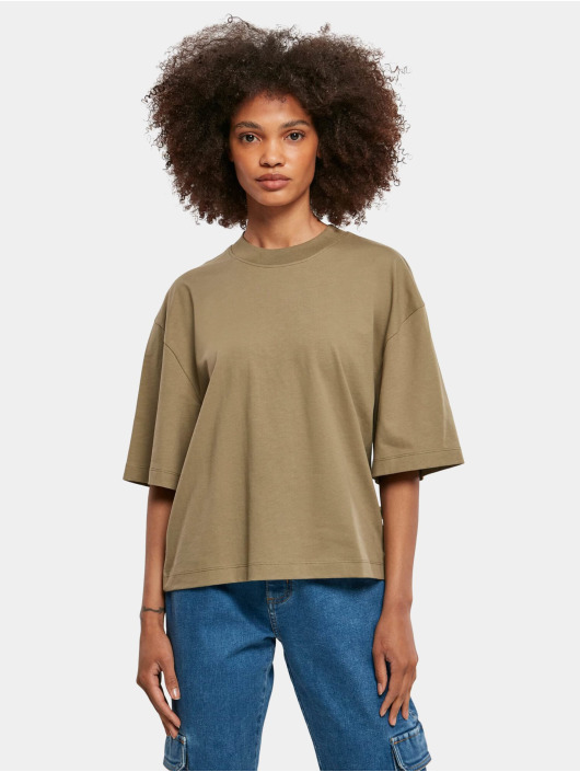 Urban Classics T-Shirt Ladies Organic Oversized khaki