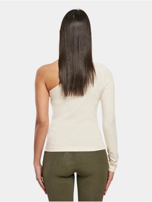 Urban Classics T-Shirt manches longues Ladies Asymmetric blanc