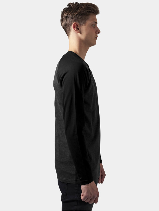 Urban Classics T-Shirt manches longues Contrast Raglan Henley gris