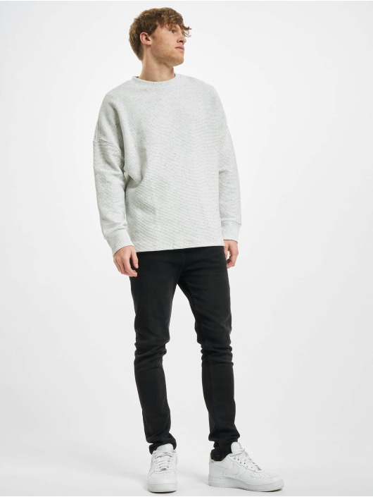 Urban Classics T-Shirt manches longues Cut On Sleeve Naps Interlock Crew gris