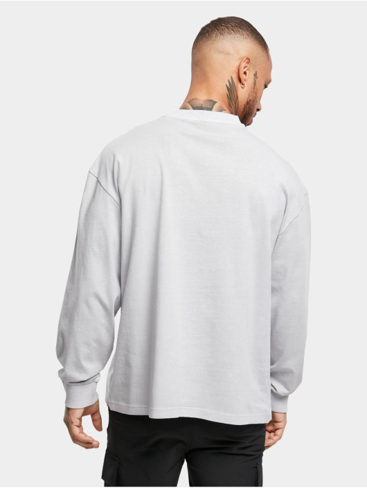 Urban Classics T-Shirt manches longues Pigment Dyed Pocket gris