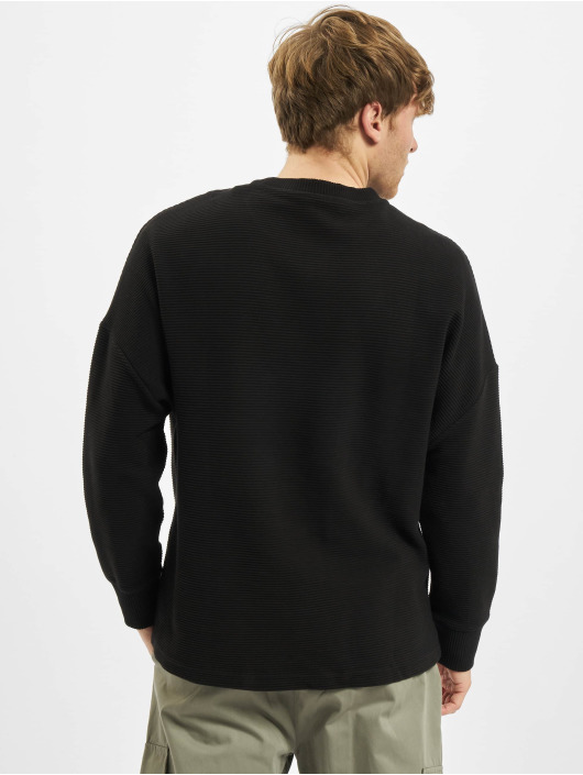 Urban Classics T-Shirt manches longues Cut On Sleeve Naps Interlock noir