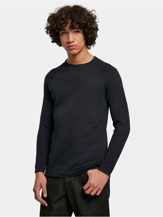 Urban Classics T-Shirt manches longues Knitted Raglan noir