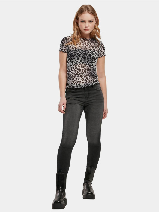 Urban Classics T-Shirt Ladies Mesh multicolore