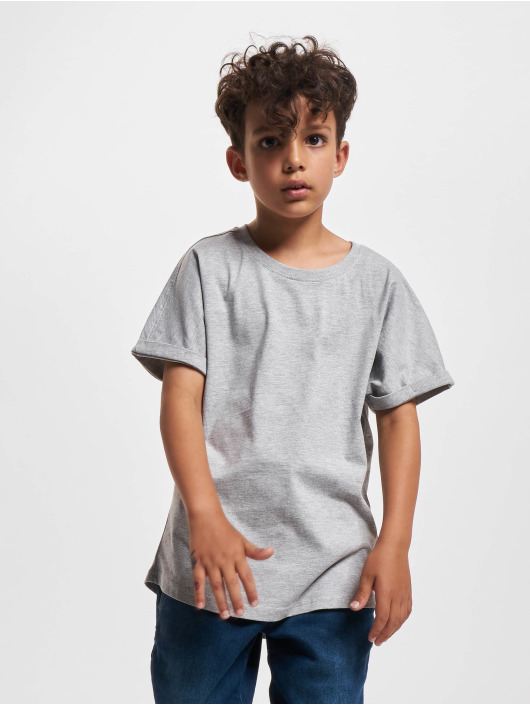 Urban Classics T-shirt Boys Long Shaped Turnup nero